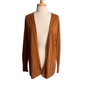Old Navy Women's Cognac Open Front Cardigan size small